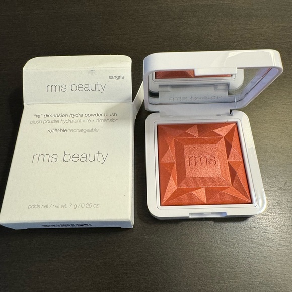 RMS Beauty ReDimension Hydra Powder Blush Sangria .25 oz 7 g Full Size NIB - Picture 1 of 4